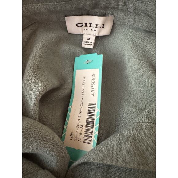 Gilli Mint Green Short Sleeve Dress Size M NWT - Picture 5 of 6